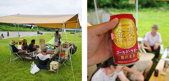 登山打ち上げキャンプ♪^^