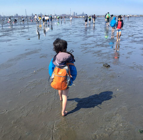 Mono ソト いきもの 16 5 5 久津間海岸 潮干狩り