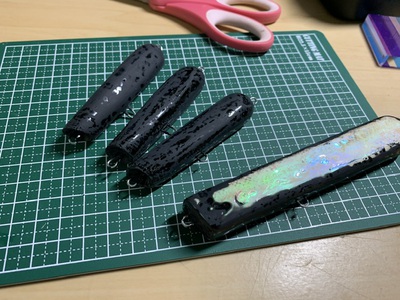 黒下地×うるし塗り×定期作業