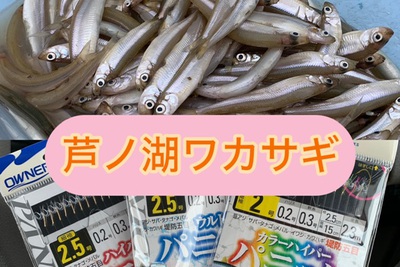 7月×芦ノ湖×初ワカサギ