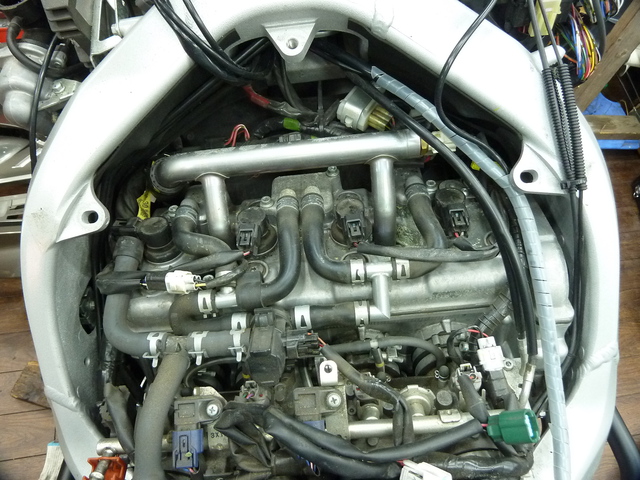 ヤマハ　FJR1300　車検　HID　フロントフォーク