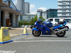 ホンダ　CBR1100XX　ブラックバード　車検整備　ステアリングステム分解