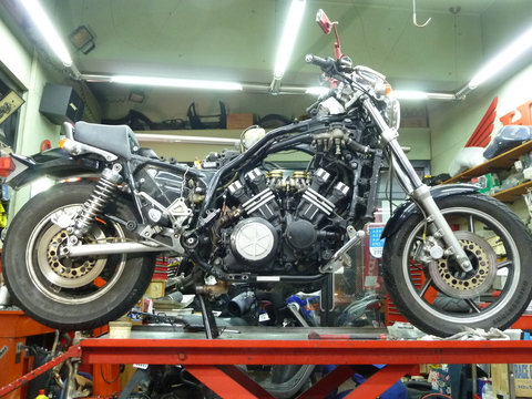 ヤマハ　Ｖ-ＭＡＸ　1200　修理　メンテナンス