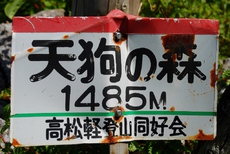 天狗の森△1485.0M～黒滝山△1367.2M　　笠取山△1562.1M～大川嶺△1525.2M 2017/06/11 18:04:32