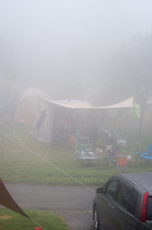 霧の森！？うるぎ星の森オートキャンプ場　その２