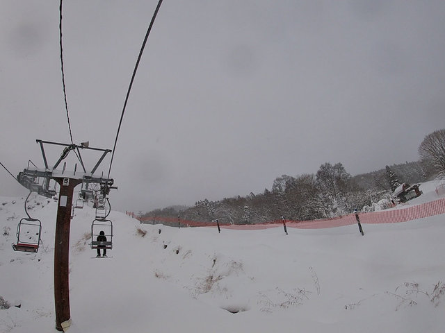今シーズン初滑り　ちくさ高原スキー場