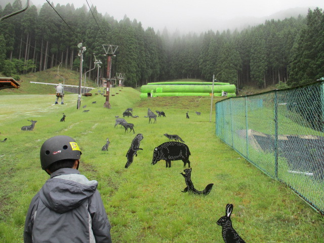 スノーボードオフトレ　大屋キャンプ場④