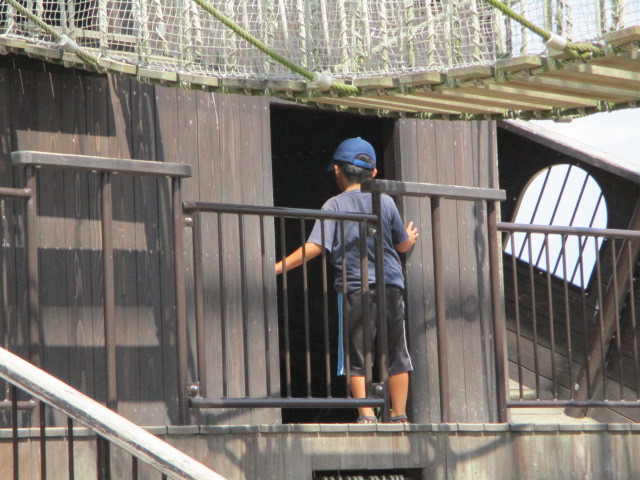 赤穂キャンプ場で2組で公園で遊ぶ　②