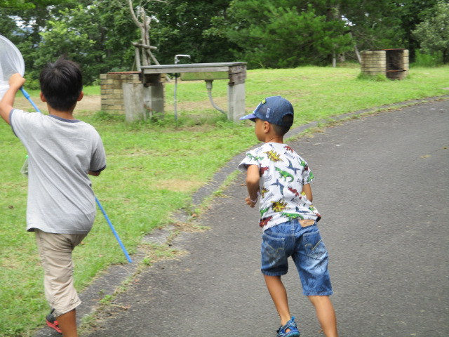 津黒高原キャンプ場　友達家族デイキャン⑥