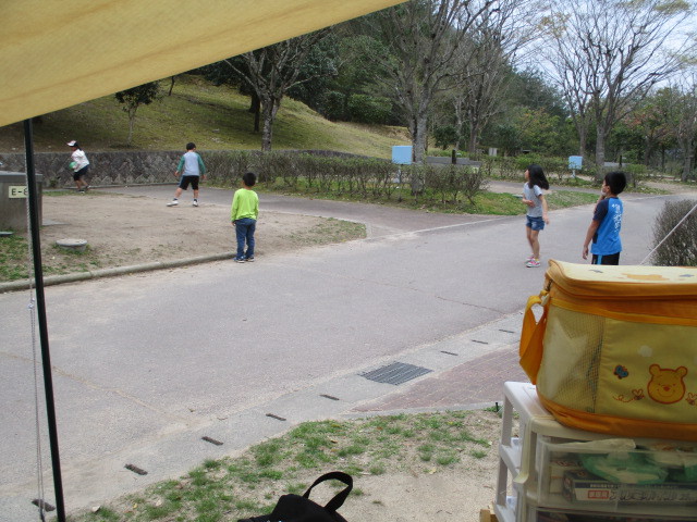 日時計の丘公園キャンプ場今シーズン初　グルキャン1日目