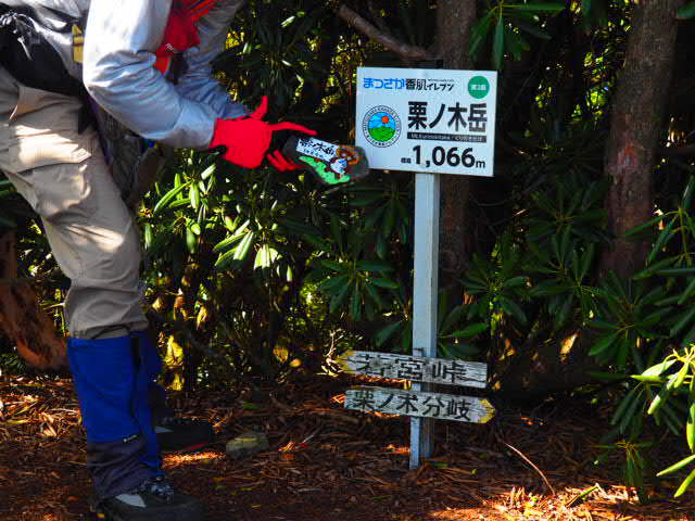 まつさか香肌１１　ラストの栗ノ木岳と修験業山