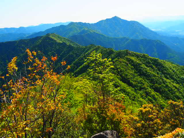 まつさか香肌１１　ラストの栗ノ木岳と修験業山