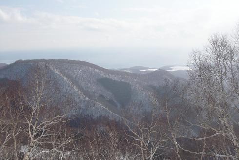 初じめての雪山登山　室蘭岳