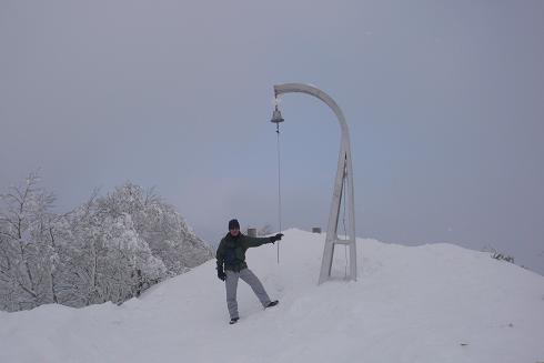 初じめての雪山登山　室蘭岳