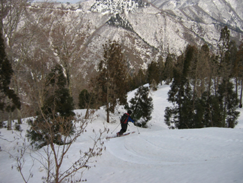 山スキー・師匠の滑り 編