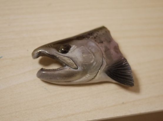 予約】 ¥18273円 魚類模型作家の吉田光さん トラウトブローチ ワッペン