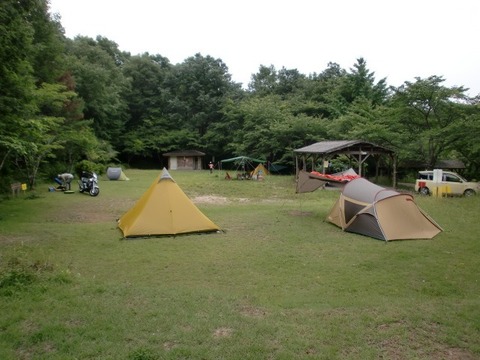 木谷山で蛍キャンプ