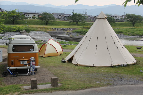 弾丸キャンプ in　粕川　後編