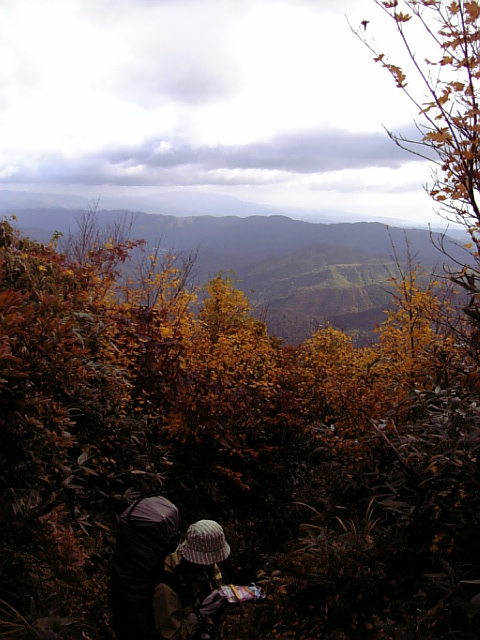 秋の大朝日岳①