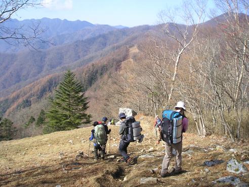 秋の鴨沢～七ツ石山