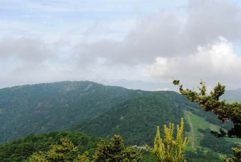 夏の黒斑山、浅間山①