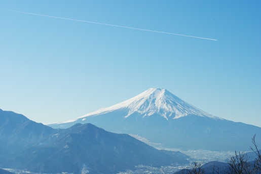 ぽかぽか陽気＆雪の高川山①