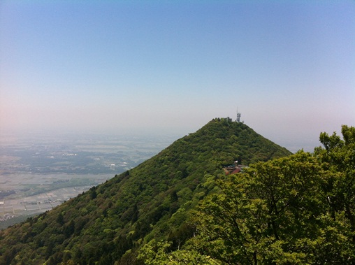 再び筑波山