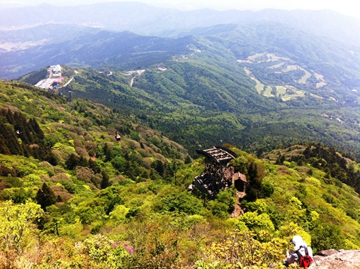 再び筑波山