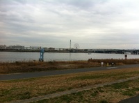 葛西臨海公園まで往復４５ｋｍ
