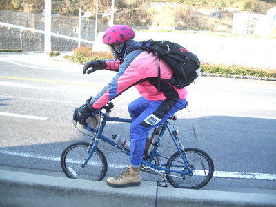 小径車仲間と冬の淡路島１周ライド。