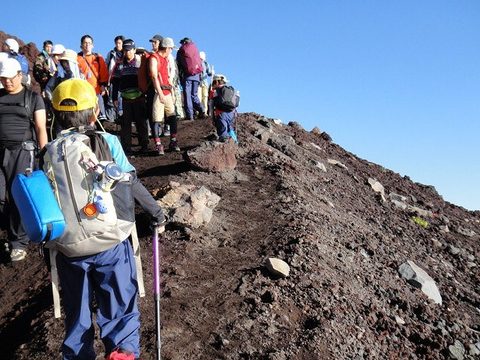 富士登山！本七合目～山頂♪