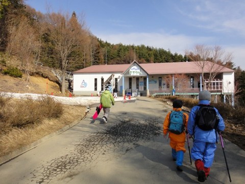 雪の入笠山！