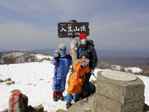 雪の入笠山！