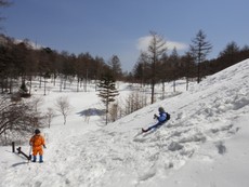 雪の入笠山！