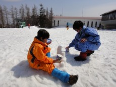 雪の入笠山！