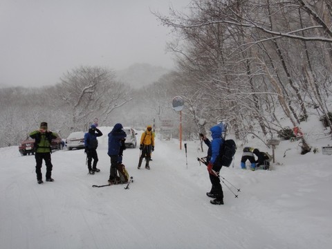 雪の赤城山！