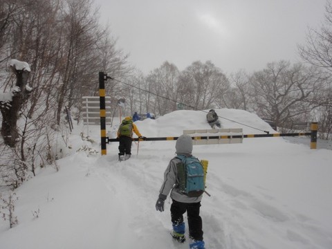 雪の赤城山！