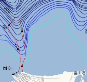 ミユキ釣り同好会in富山湾 四方沖 散策