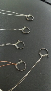 5/8 鮎の仕掛け　鼻カンまわり・・