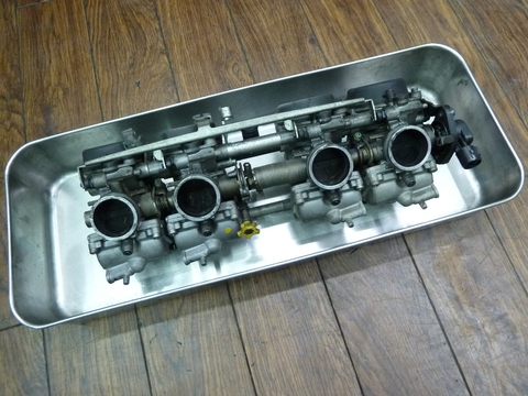 ホンダ　CB1000SF  キャブレターメンテナンス