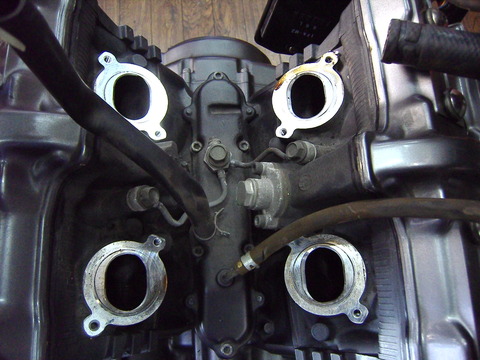 V-MAX　吸気系統の修理