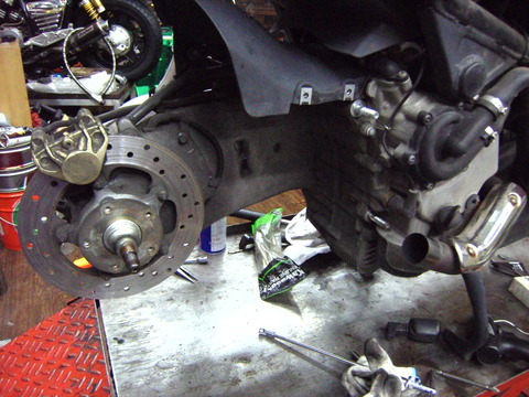 Gilera Nexus 500ie　（ジレラ ネクサス500ie）整備、車検