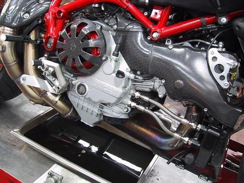 DUCATI　749R　オイル交換