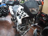 BMW　F650　パリダカール　フロント回り分解