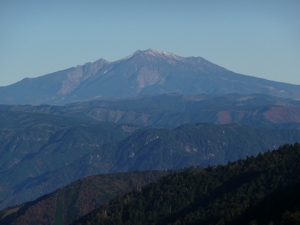 晩秋の恵那山へ