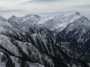 燕岳で冬山足慣らし～