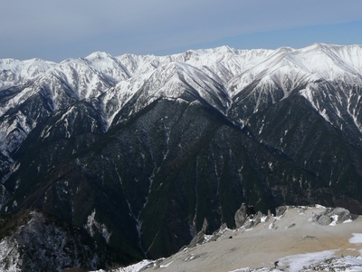 初冬の燕岳～