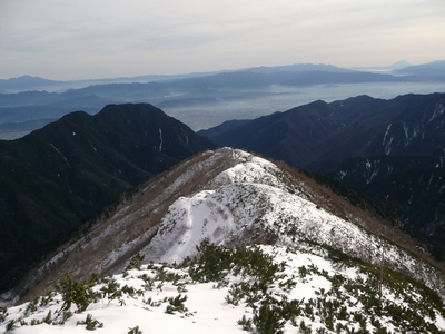 初冬の燕岳～