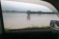直方河川敷キャンプ場なう。 2012/07/14 09:15:00