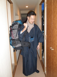 正月なので和服で・・・